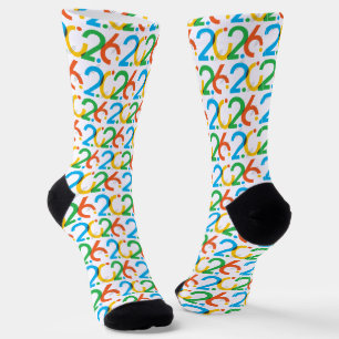 Modern Abstract Class of 2026 Socks