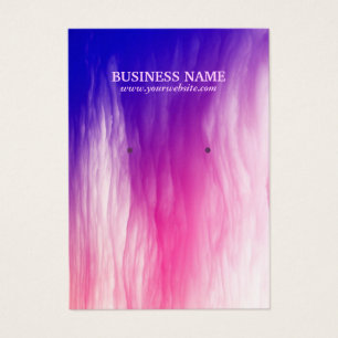 Modern Abstract Clouds Earring Display Cards