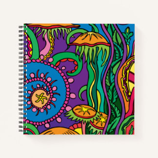 Modern Abstract Colourful Art Deco Design | Notebook