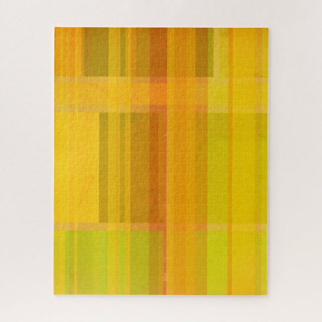 Modern Abstract | Colourful Citrus Colours Jigsaw Puzzle (Vertical)