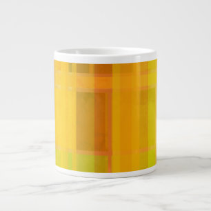 Modern Abstract   Colourful Citrus Colours Large Coffee Mug