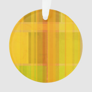 Modern Abstract   Colourful Citrus Colours Ornament