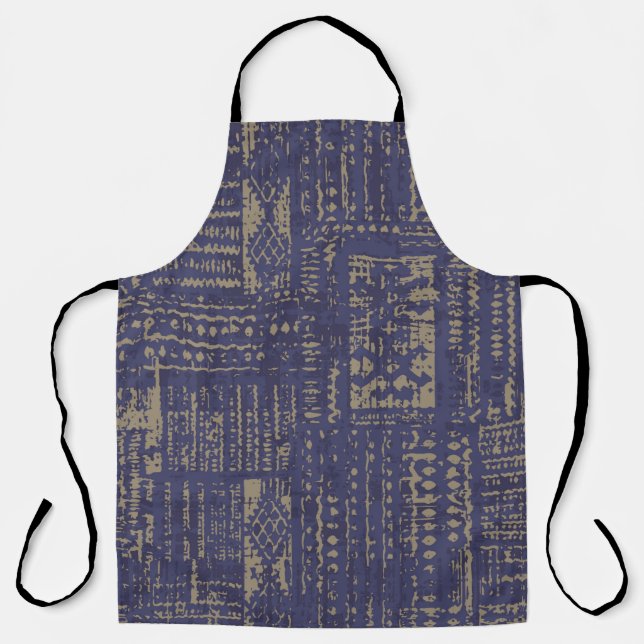 Modern abstract, contemporary surface pattern desi apron (Front)