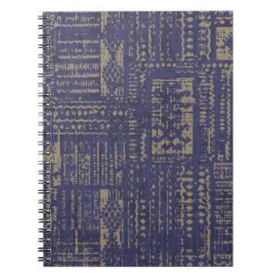 Modern abstract, contemporary surface pattern desi notebook