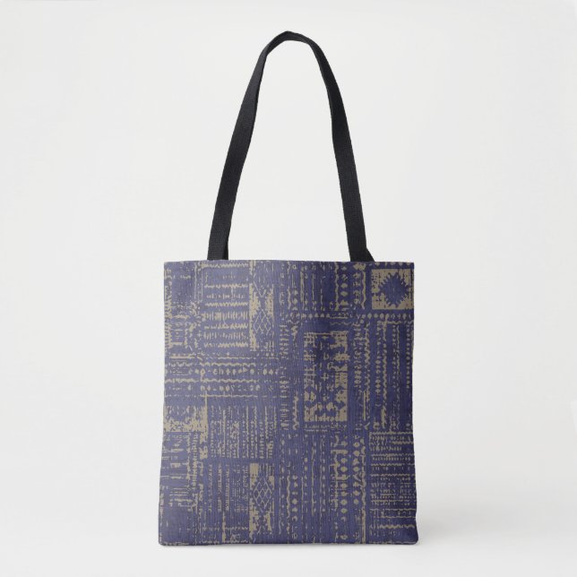 Modern abstract, contemporary surface pattern desi tote bag (Front)