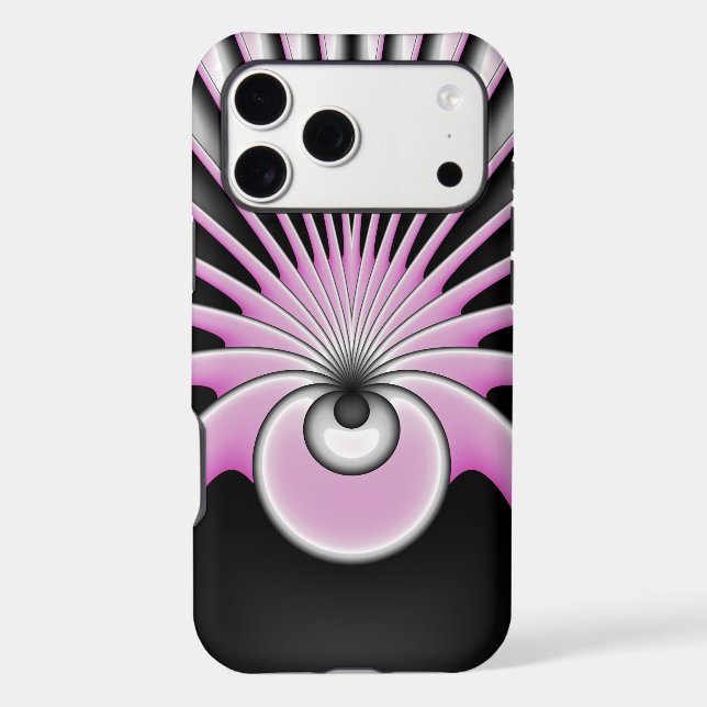 Modern Abstract Crazy Fractal Art Pattern (Back)