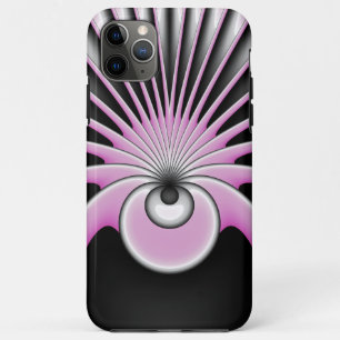 Modern Abstract Crazy Fractal Art Pattern iPhone 11 Pro Max Case