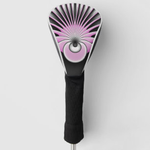 Modern Abstract Crazy Fractal Art Pattern Golf Head Cover
