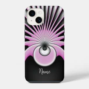 Modern Abstract Crazy Fractal Art Pattern Name iPhone 14 Case