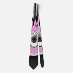 Modern Abstract Crazy Fractal Art Pattern Tie