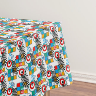 Modern abstract creative multicolored pattern tablecloth