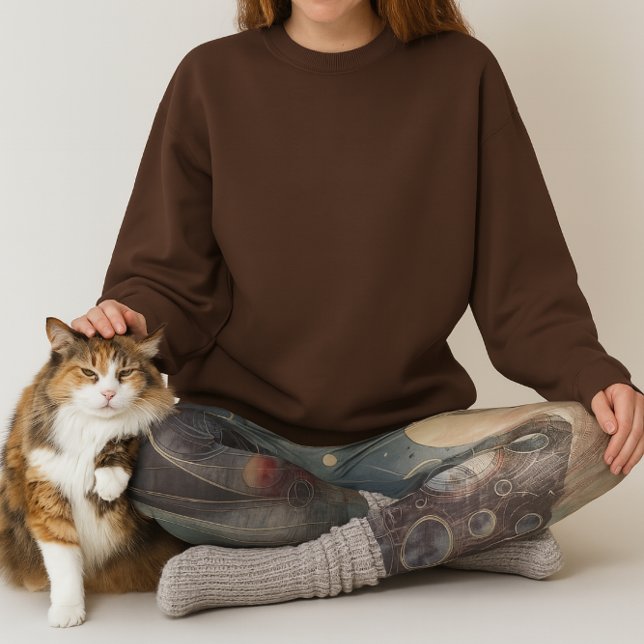 Modern Abstract Dark Galaxy Watercolor Art  Leggings (For quiet mornings and cosmic dreams our galaxy leggings styled for comfort and connection. )