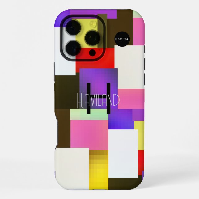 Modern Abstract Design Cell Phone Case HAMbWG (Back)