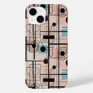 Modern abstract design, dynamic lines Throw Pillow Case-Mate iPhone 14 Case