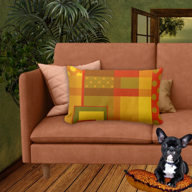 Modern Abstract Design Fall Pattern Pillow (Creator Uploaded)