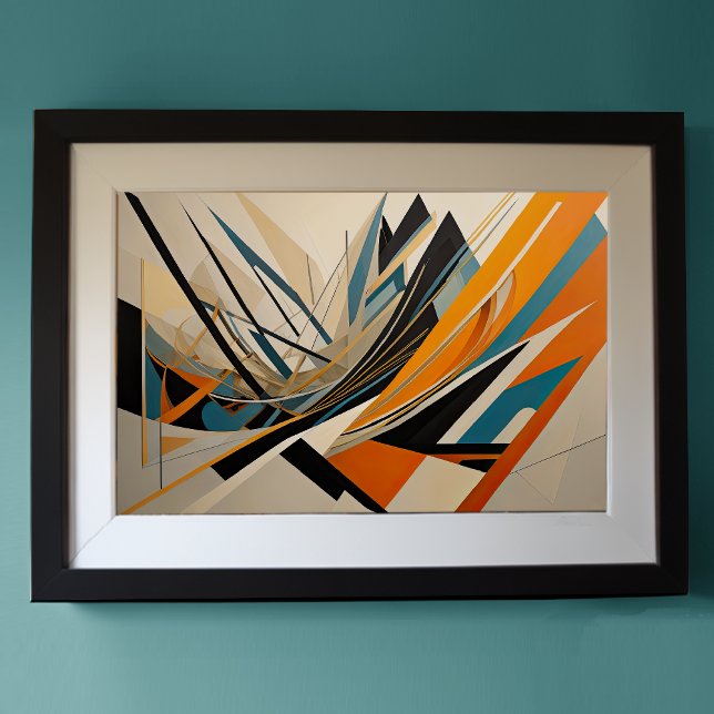 Modern Abstract Design Futurism 3:2 Poster (Creator Uploaded)