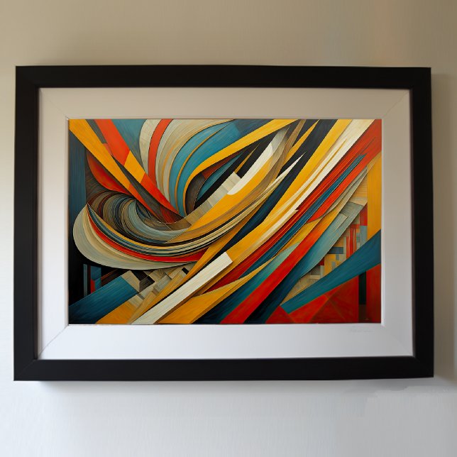 Modern Abstract Design Futurism 3:2 Poster (Creator Uploaded)