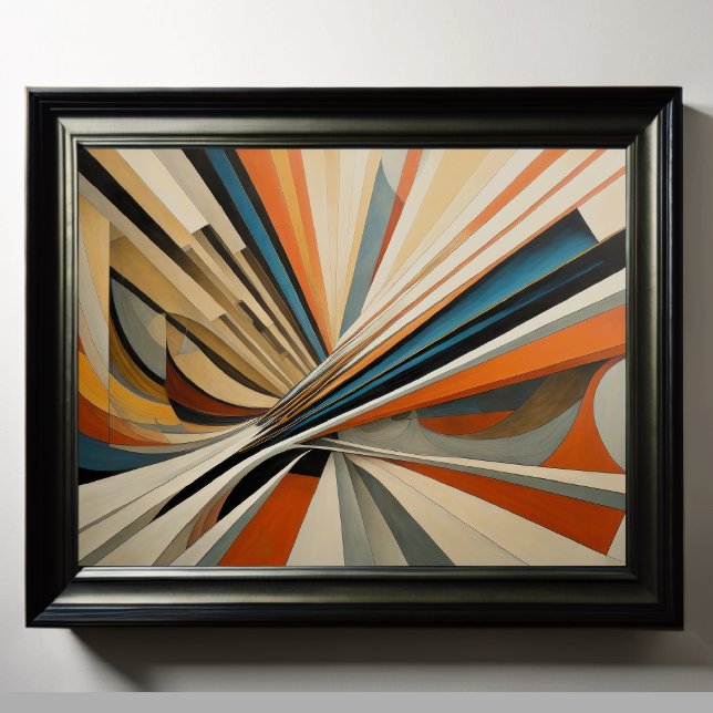 Modern Abstract Design Futurism 4:3 Poster (Creator Uploaded)