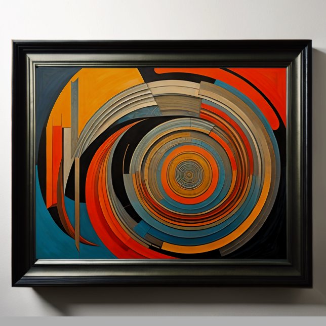 Modern Abstract Design Futurism 4:5 Poster (Creator Uploaded)