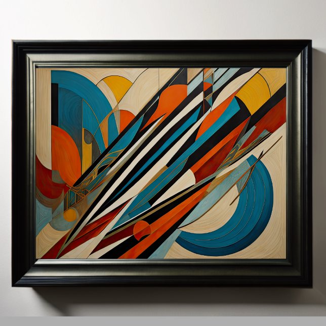 Modern Abstract Design Futurism 4:5 Poster (Creator Uploaded)