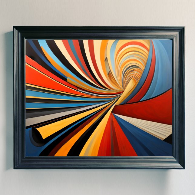 Modern Abstract Design Futurism 4:5 Poster (Creator Uploaded)