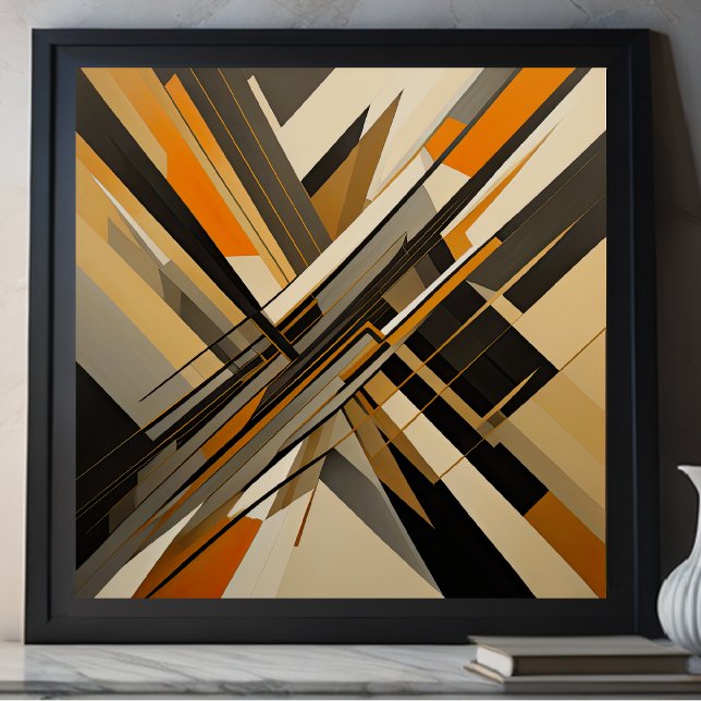 Modern Abstract Design Futurism V Poster (Creator Uploaded)