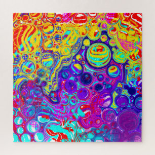 Modern Abstract Digital Fluid Art   Jigsaw Puzzle