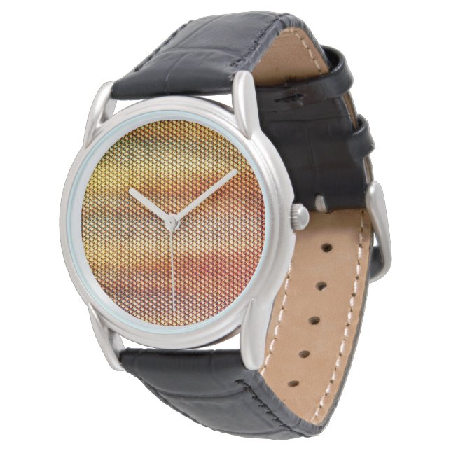 Modern abstract digital pattern design 1228 watch (Angled)