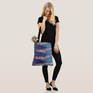 Modern abstract digital pattern design 1231 tote bag