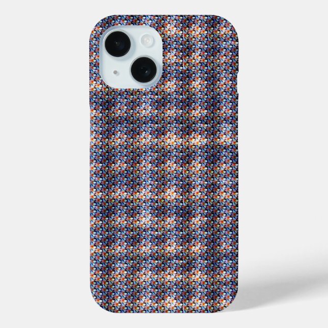 Modern abstract digital pattern design 1235 Case-Mate iPhone case (Back)