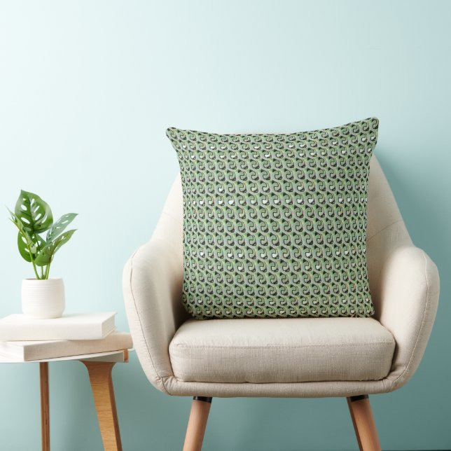 Modern abstract digital pattern design 1239 cushion (Chair)