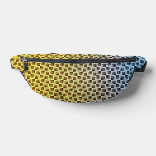 Modern abstract digital pattern design 1243 bum bags