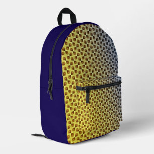 Modern abstract digital pattern design 1243 printed backpack