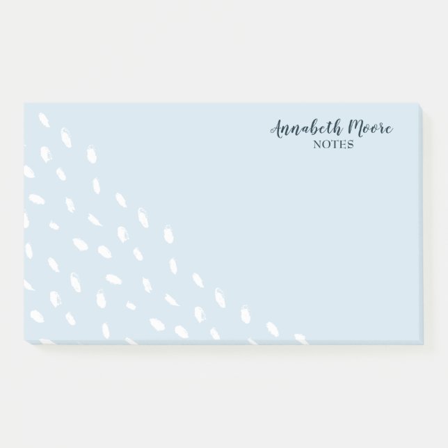 Modern Abstract Dots Geometric Pattern Post-it Notes (Front)