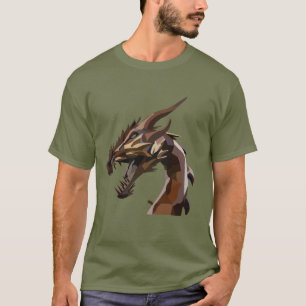 Modern Abstract Dragon T-Shirt