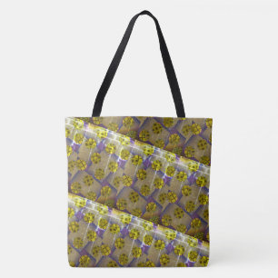 MODERN abstract draw in-brown-deep yellow-light Tote Bag
