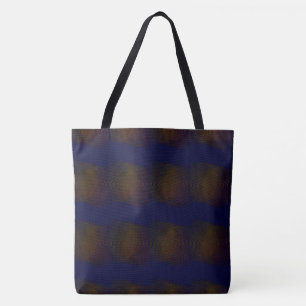 MODERN abstract draw in-deep-blue-brown Tote Bag
