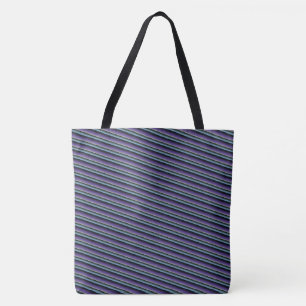 MODERN abstract draw in-deep-grey black purple Tote Bag