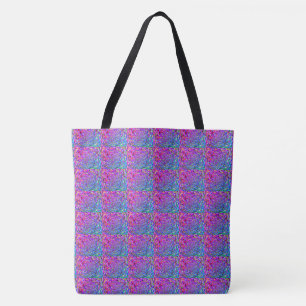 MODERN abstract draw in-light-pink-purple-blue Tote Bag