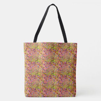MODERN abstract draw in-light-yellow-green- Tote Bag