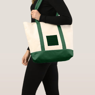 MODERN abstract draw in-olive green-mosaic Impulse Tote Bag
