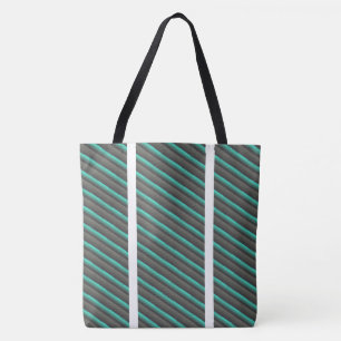 MODERN abstract draw in-white green deep grey Tote Bag