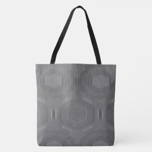 MODERN abstract drawing in-grey-mosaic Tote Bag