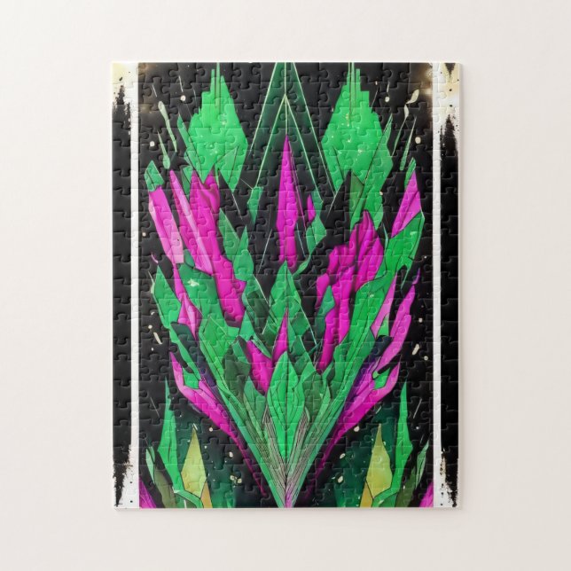 Modern Abstract Elegance Puzzle – 252 Pieces (Vertical)