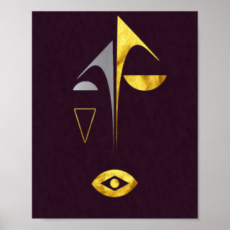 Modern Abstract Elegant Minimalist Art Poster