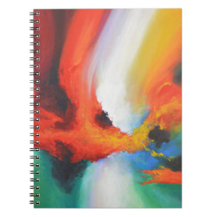 Modern Abstract Expressionism Acrlylic Painting Notebook