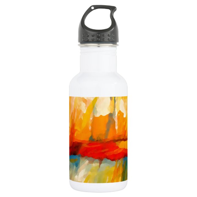 Modern Abstract Expressionist Painting 532 Ml Water Bottle (Front)