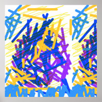 Modern Abstract Festive Paint Splash