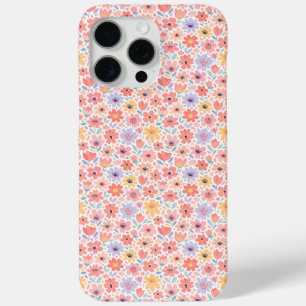 Modern Abstract Floral Pattern iPhone 15 Pro Max Case
