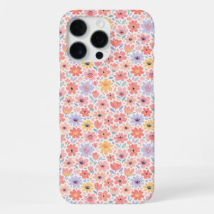 Modern Abstract Floral Pattern iPhone 16 Pro Max Case